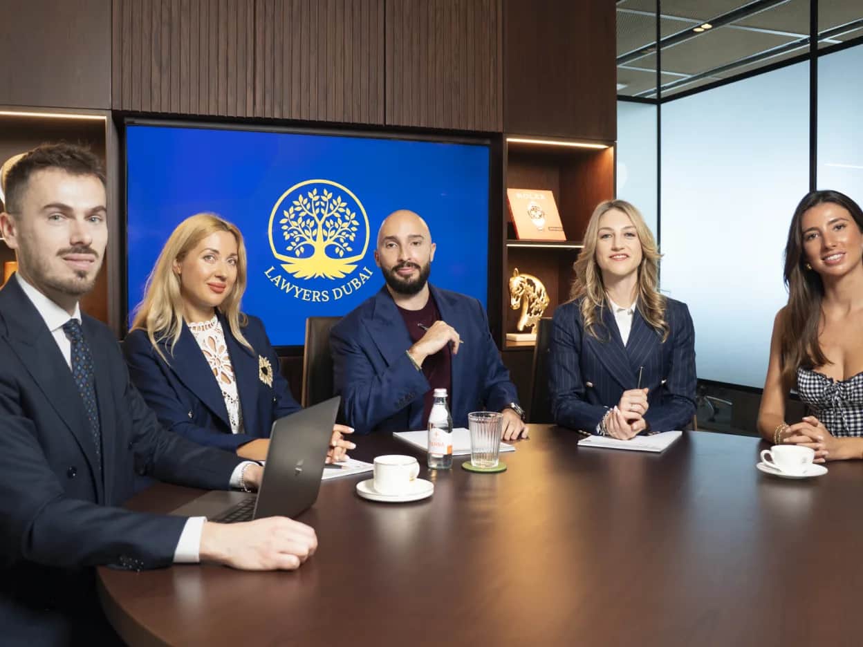 LawyersDubai practitioners coordinating on a client matter in Dubai